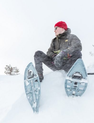 Lumikenkäilyyn on useita talvireittejä sekä Ylläksellä että Saariselällä